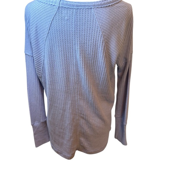 Ruff Hewn | Periwinkle Thermal Knit Top | Sz PL - Picture 4 of 7